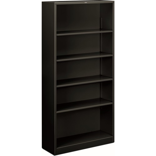 The HON Company 5 Shelf Metal Bookcase,