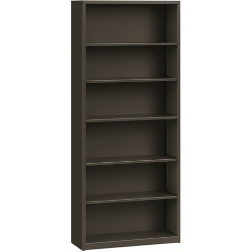 The HON Company 6 Shelf Metal Bookcase,