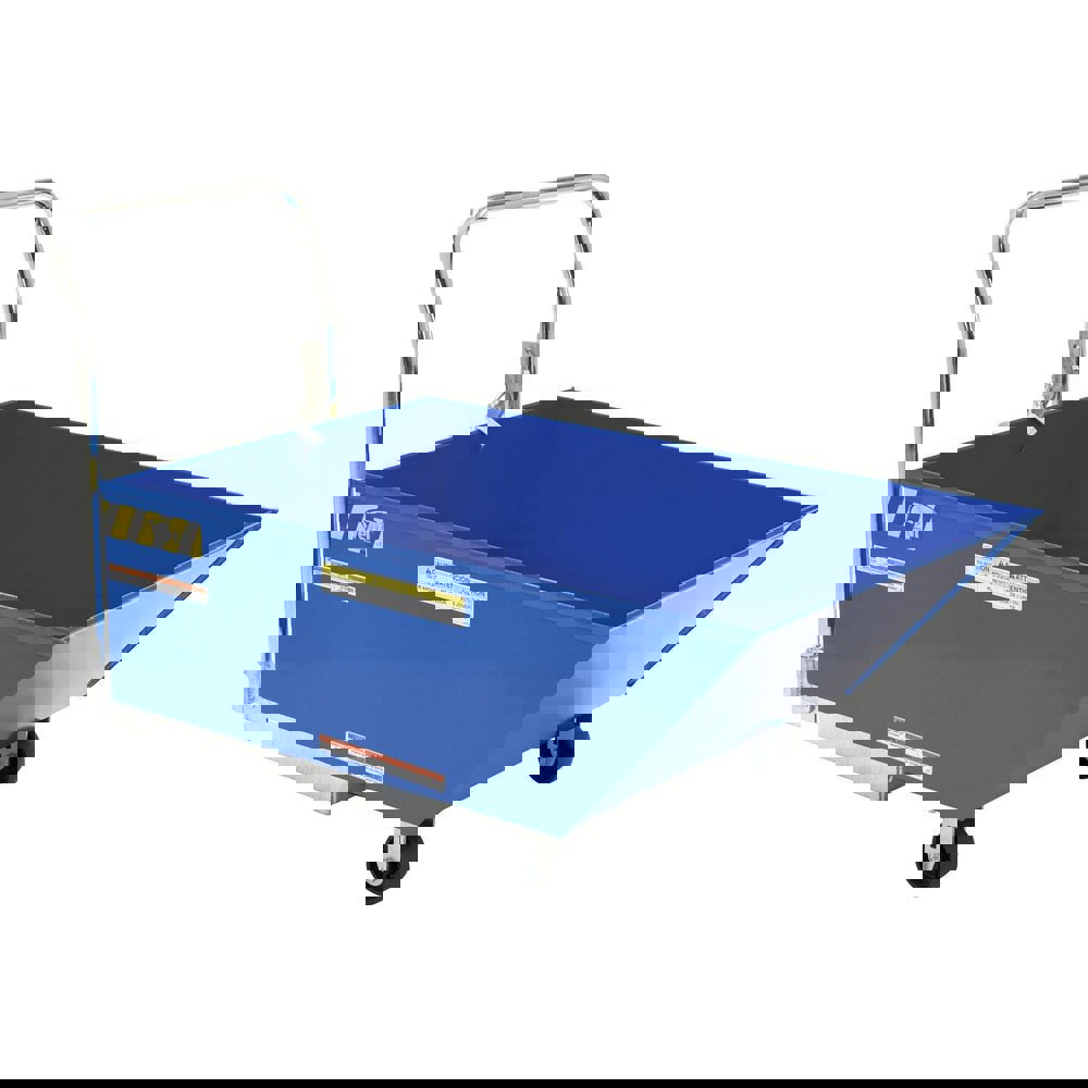 Steel Basket Truck: 1/3 cu yd, 206 lb Capacity, 33-5/8