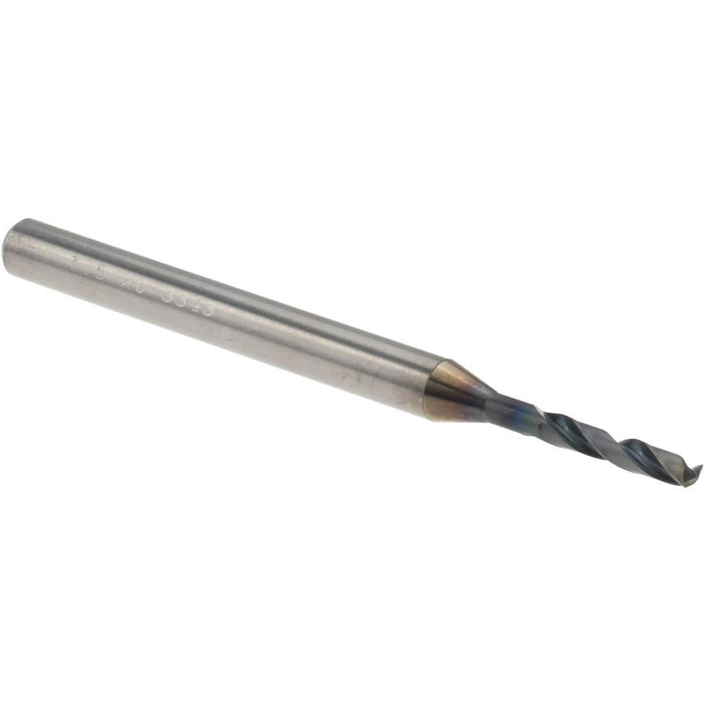 Screw Machine Length Drill Bit: 1.50 mm Dia, 140 deg Point, Solid Carbide