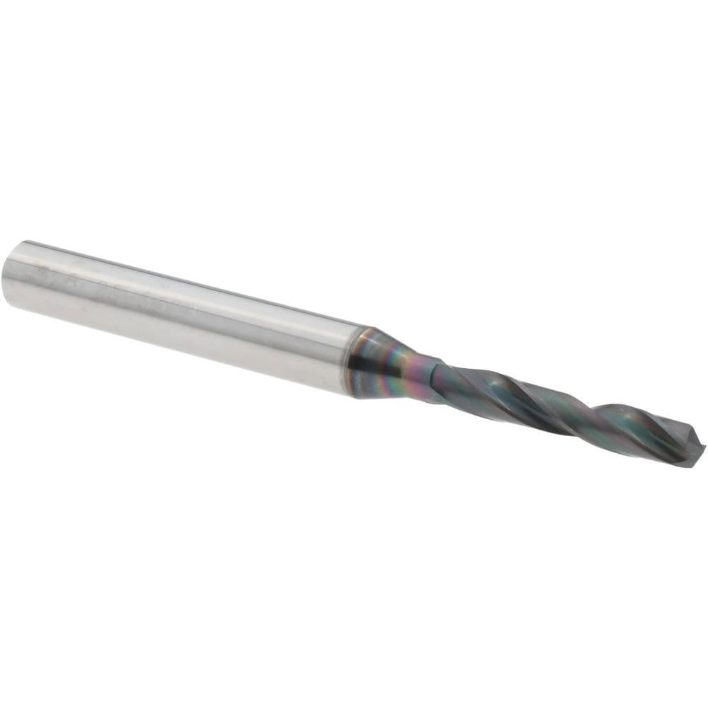 Screw Machine Length Drill Bit: Size #25, 140 deg Point, Solid Carbide