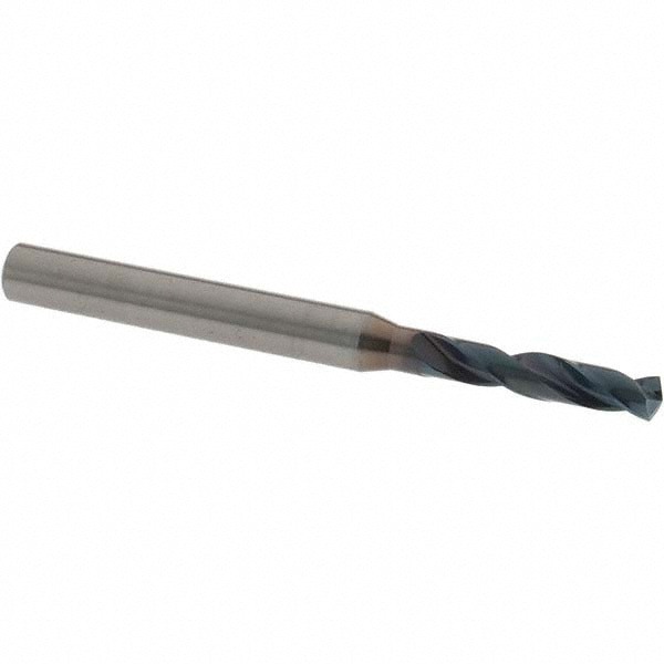 Screw Machine Length Drill Bit: #16 (0.1772) Dia, 140 deg, Solid Carbide