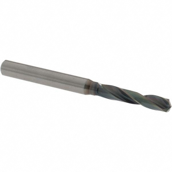 Screw Machine Length Drill Bit: 5.10 mm (0.2008) Dia, 140 deg, Solid Carbide
