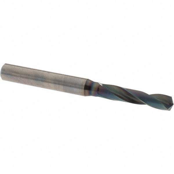 Screw Machine Length Drill Bit: 6.60 mm (0.2598) Dia, 140 deg, Solid Carbide