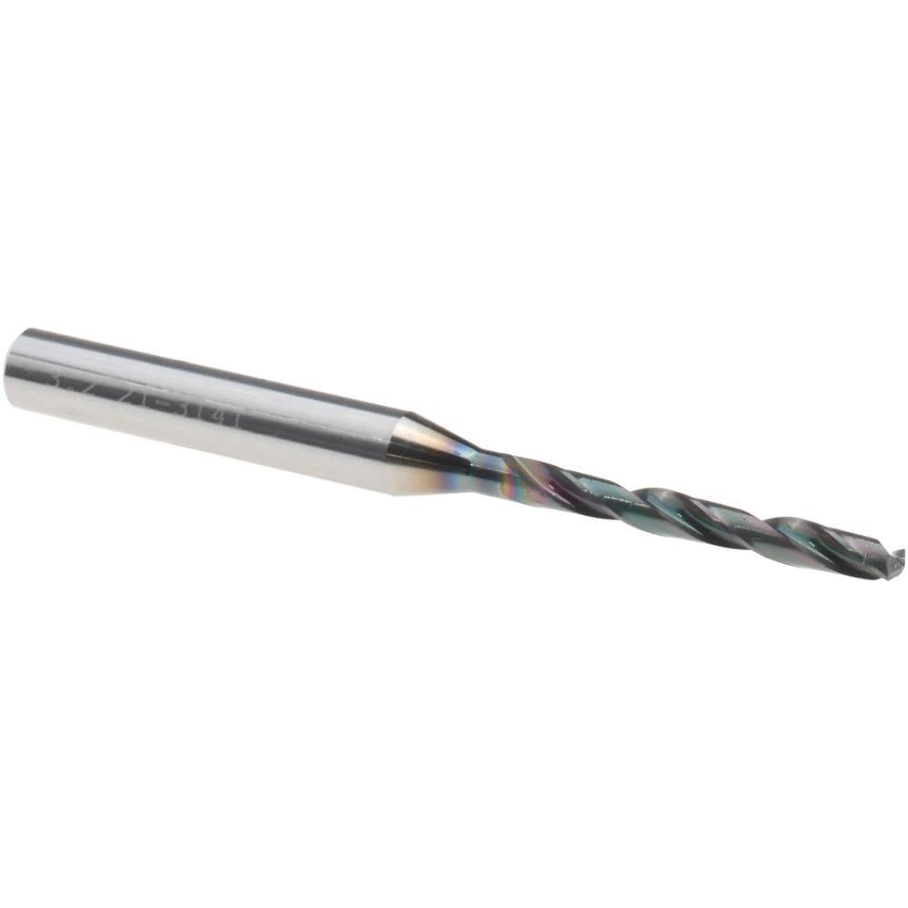 Jobber Drill: 3.20 mm Dia, 140 deg Point, Solid Carbide