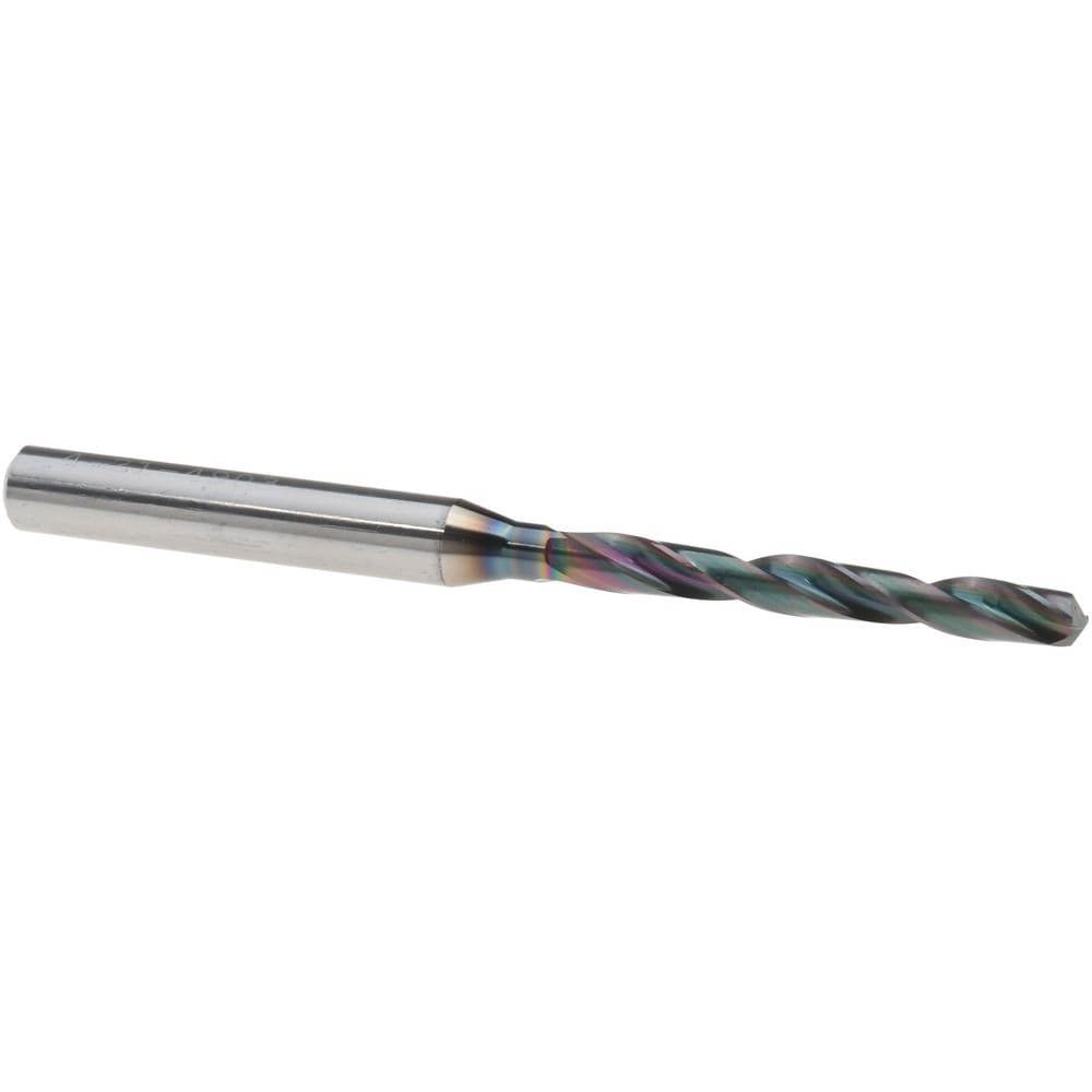 Jobber Drill: 4.00 mm Dia, 140 deg Point, Solid Carbide