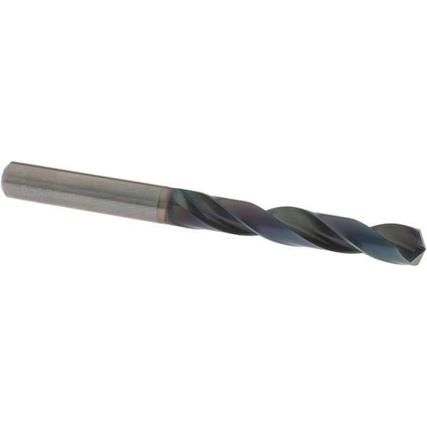 Jobber Length Drill Bit: 8.00 mm (0.3150) Dia, 140 deg, Solid Carbide