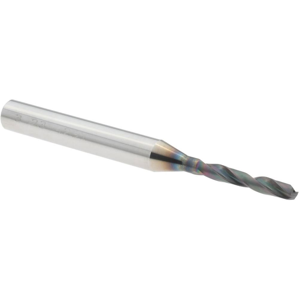 Screw Machine Length Drill Bit: 3.00 mm Dia, 140 deg Point, Solid Carbide