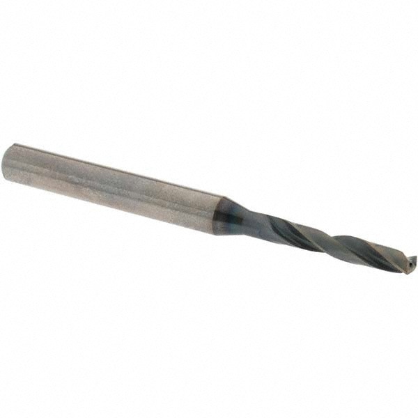 Screw Machine Length Drill Bit: #25 (0.1495) Dia, 140 deg, Solid Carbide