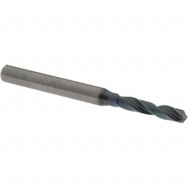 Screw Machine Length Drill Bit: #16 (0.1770) Dia, 140 deg, Solid Carbide