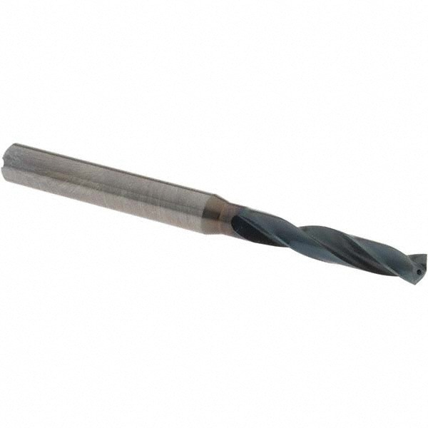 Screw Machine Length Drill Bit: #12 (0.1890) Dia, 140 deg, Solid Carbide