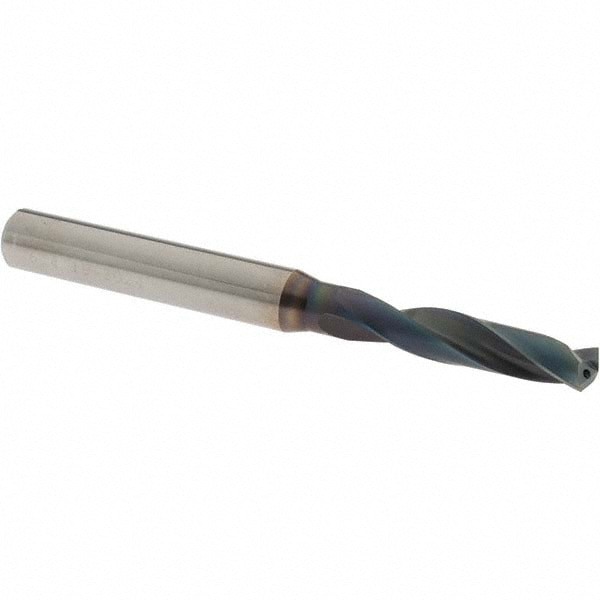 Screw Machine Length Drill Bit: 6.40 mm (0.2520) Dia, 140 deg, Solid Carbide
