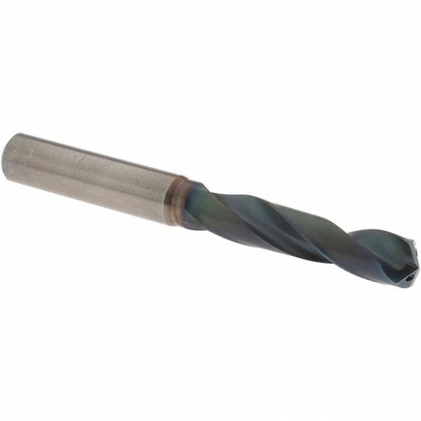 Screw Machine Length Drill Bit: 9.30 mm (0.3661) Dia, 140 deg, Solid Carbide