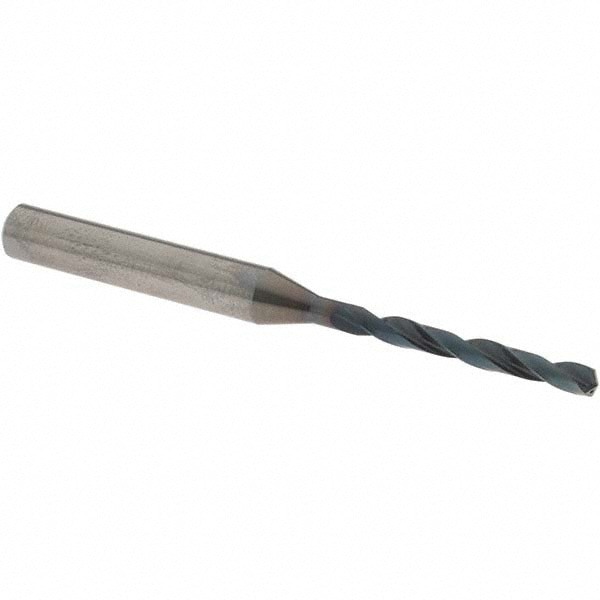 Jobber Length Drill Bit: 3.00 mm (0.1181) Dia, 140 deg, Solid Carbide