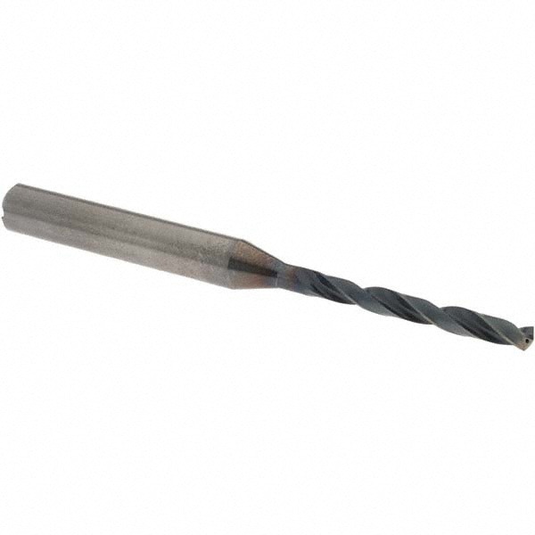 Jobber Length Drill Bit: 3.10 mm (0.1220) Dia, 140 deg, Solid Carbide