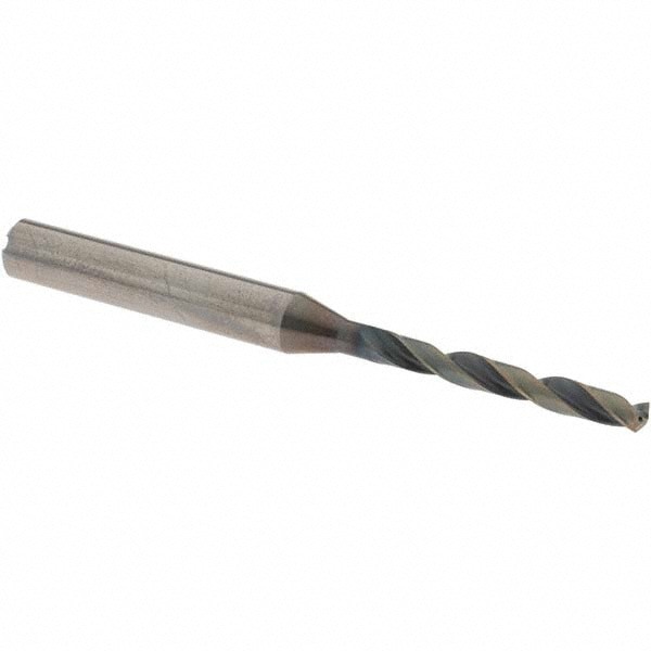Jobber Length Drill Bit: 3.30 mm (0.1299) Dia, 140 deg, Solid Carbide