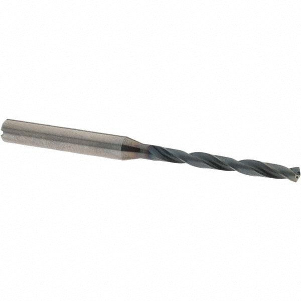 Jobber Length Drill Bit: #25 (0.1495) Dia, 140 deg, Solid Carbide