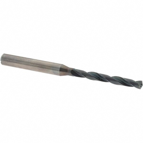 Jobber Length Drill Bit: 4.10 mm (0.1614) Dia, 140 deg, Solid Carbide