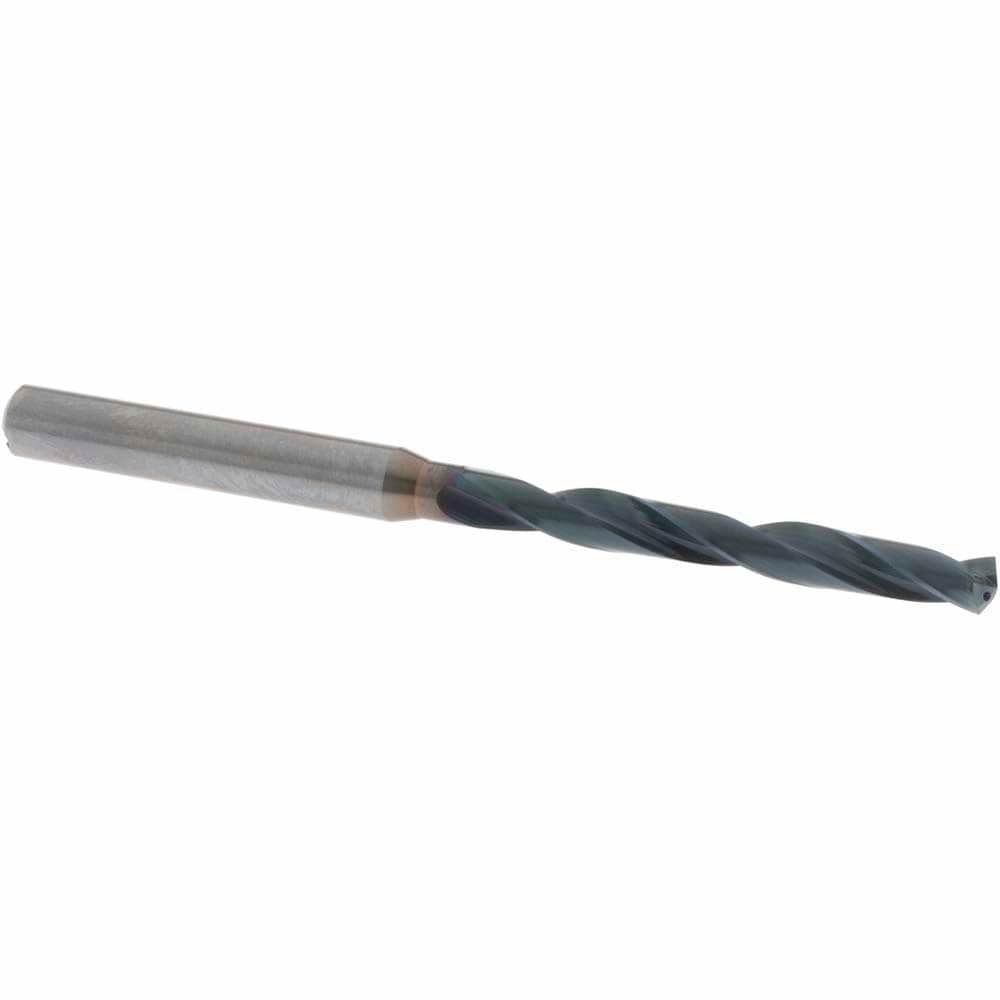 Jobber Length Drill Bit: #12, 140 &deg;, Solid Carbide