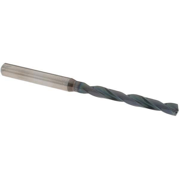 Jobber Length Drill Bit: 4.90 mm (0.1929) Dia, 140 deg, Solid Carbide