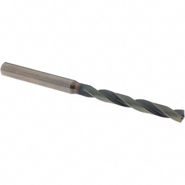Jobber Length Drill Bit: 5.00 mm (0.1969) Dia, 140 deg, Solid Carbide