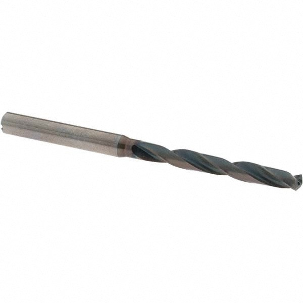 Jobber Length Drill Bit: 5.10 mm (0.2008) Dia, 140 deg, Solid Carbide