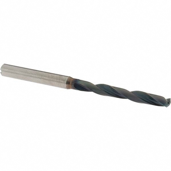 Jobber Length Drill Bit: 5.20 mm (0.2047) Dia, 140 deg, Solid Carbide