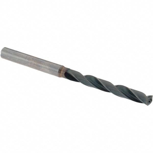 Jobber Length Drill Bit: 5.40 mm (0.2126) Dia, 140 deg, Solid Carbide