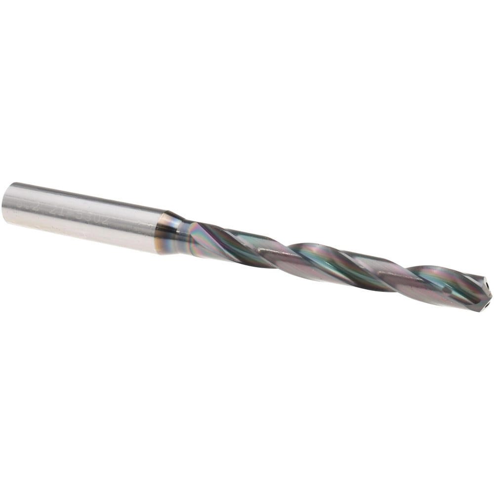 Jobber Drill: 6.20 mm Dia, 140 deg Point, Solid Carbide