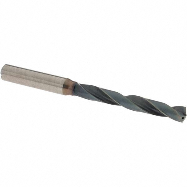 Jobber Length Drill Bit: 6.80 mm (0.2677) Dia, 140 deg, Solid Carbide