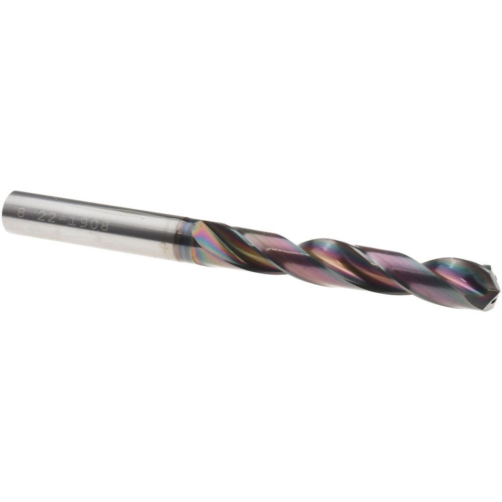 Jobber Drill: 8.00 mm Dia, 140 deg Point, Solid Carbide