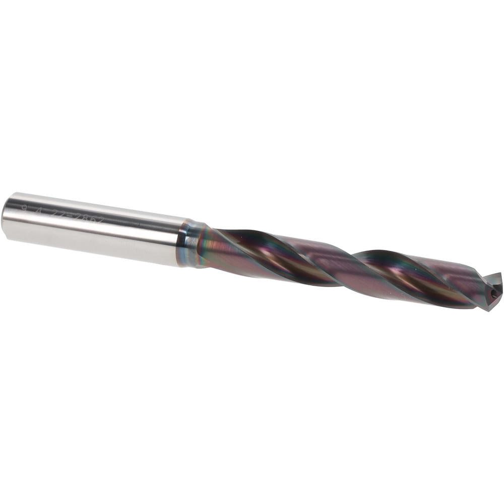 Jobber Drill: 9.40 mm Dia, 140 deg Point, Solid Carbide