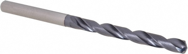 Taper Length Drill Bit: Series HP258, 6 mm Dia, 140 &deg; Point, Solid Carbide