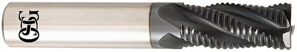 Square End Mill: 0.4724'' Dia, 0.9843'' LOC, 4 Flutes, Solid Carbide