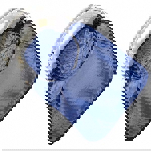 Hard Hat Insert with Neckshade: Nylon, Navy Blue, Use with Hard Hat