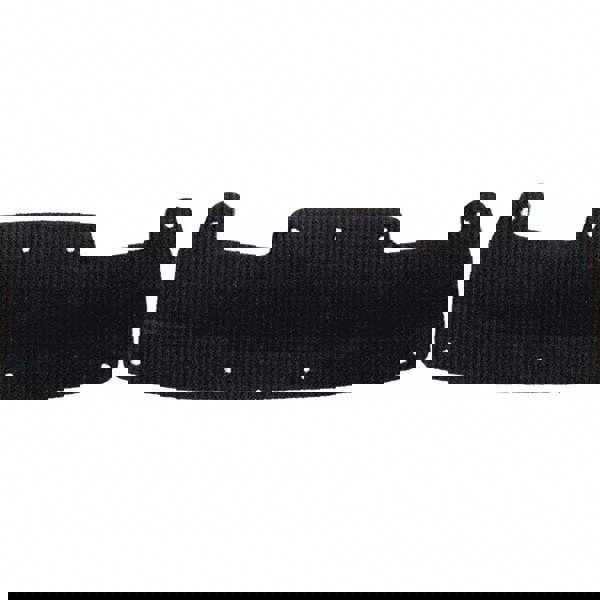 Hard Hat Sweatband: Cotton, Black, Use with Ridgeline Cap Style & Full Brim Hard Hat