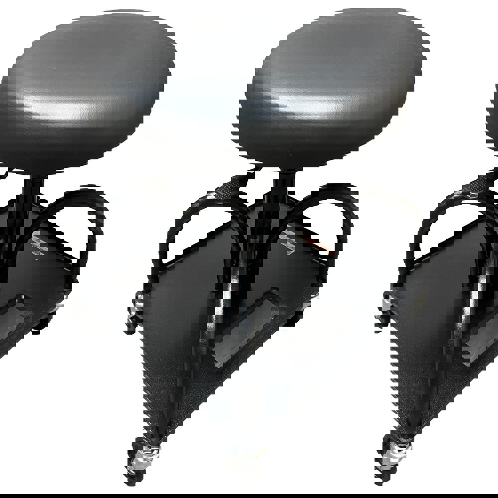 480 Lb Capacity, 4 Wheel Adjustable Creeper Seat