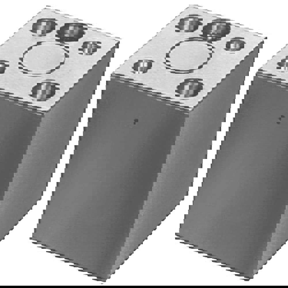 Mold Punch Retainers; Base Width: 2.625in ; Thread Size: 1/2-13 in ; Base Height: 1.625in ; Dowel Diameter: 0.3125in ; Punch Shank To Dowel Length: 0.812in ; Material: Alloy Steel