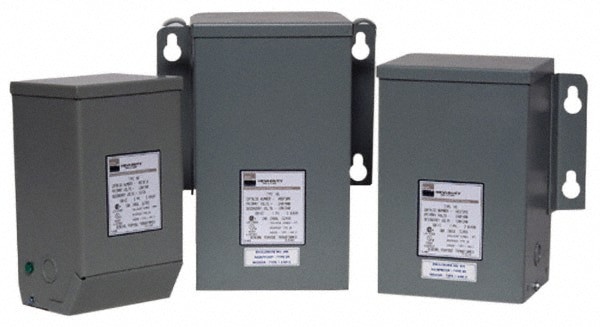 1 Phase, 240-480 Volt Input, 120/240 Volt Output, 60 Hz, 0.15 kVA, General Purpose Transformer