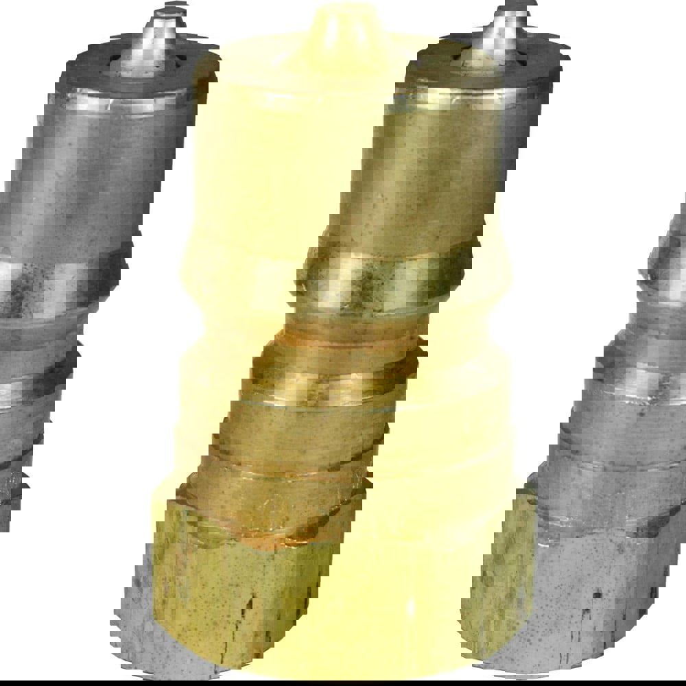 Hydraulic Hose Fittings & Couplings; Type: HS-Series ISO-B Steam Interchange Female Plug ; Fitting Type: Female Plug ; Hose Inside Diameter (Decimal Inch): 0.3750 ; Hose Size: 3/8 ; Material: Brass ; Thread Type: NPTF