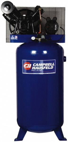 Stationary Electric Air Compressor: 5 hp, 80 gal