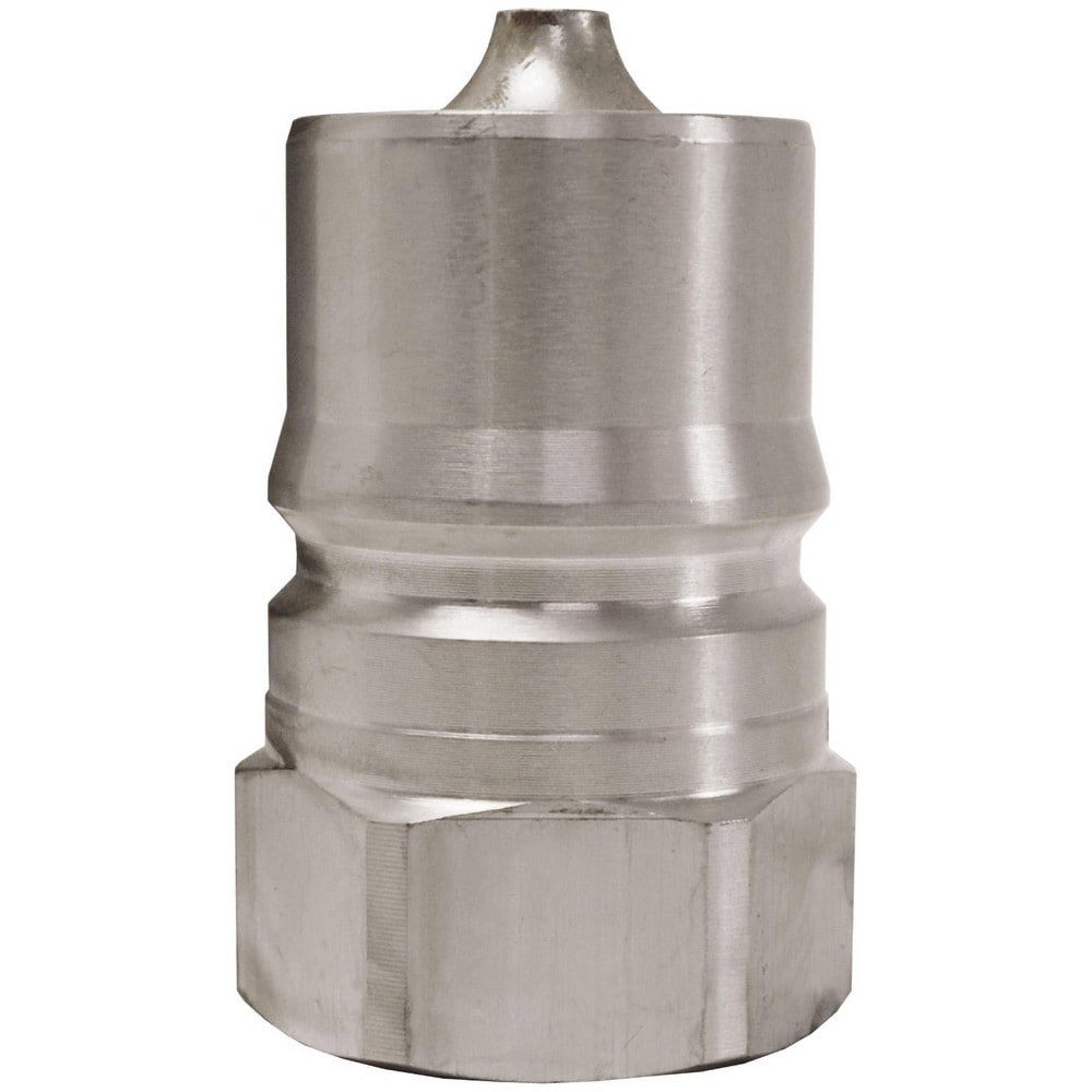 Hydraulic Hose Fittings & Couplings; Type: HS-Series ISO-B Steam Interchange Female Plug ; Fitting Type: Female Plug ; Hose Inside Diameter (Decimal Inch): 0.7500 ; Hose Size: 3/4 ; Material: Stainless Steel ; Thread Type: NPTF