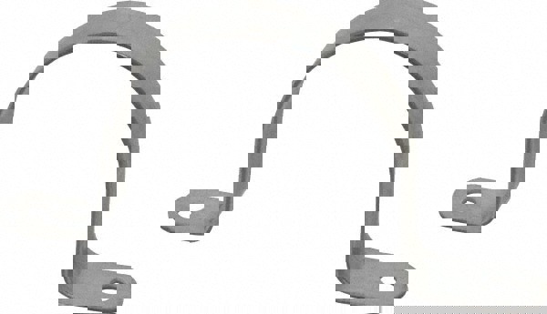 4 Pipe, Steel, Zinc Plated Pipe or Conduit Strap