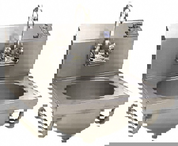 Hand Sink: Tubular Wall Mount, Stainless Steel