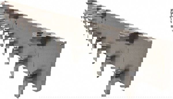 2' Long Aluminum Dock Strip Door Boltless Mounting Hardware