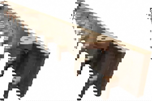 2' Long Polymer Compound Dock Strip Door Boltless Mounting Hardware