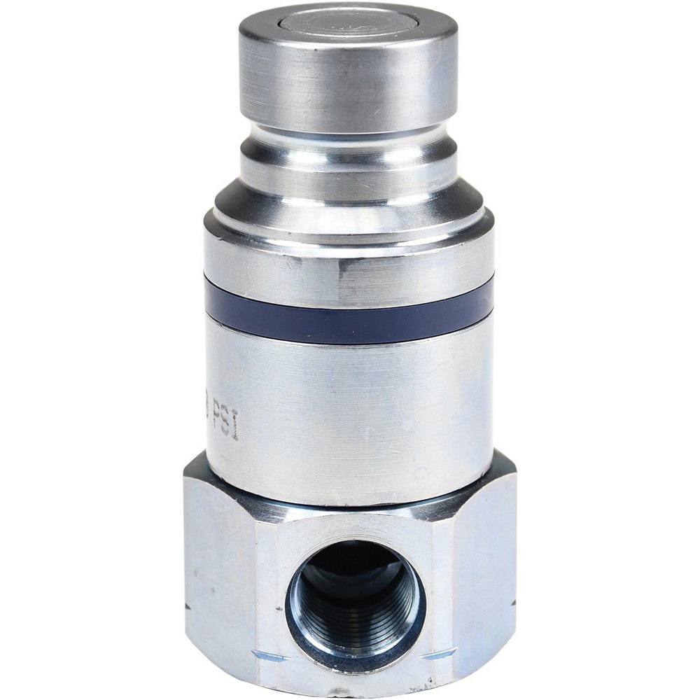 Hydraulic Hose Fittings & Couplings; Type: Flushface 90 Degree Female Threaded Plug ; Fitting Type: Female Plug ; Hose Inside Diameter (Decimal Inch): 0.5625 ; Hose Size: 9/16 ; Material: Steel ; Thread Type: SAE