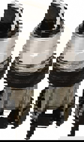 Selector Switch Only: 2 Positions, Maintained (MA) - Momentary (MO), Black Knob