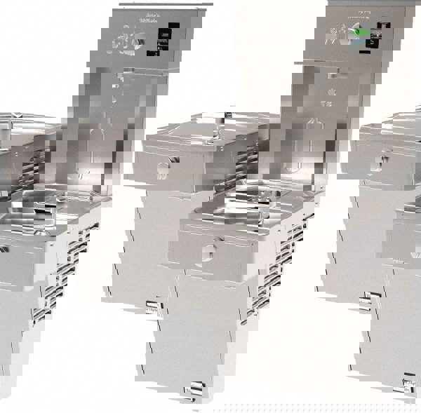 Floor Standing Water Cooler & Fountain: 8 GPH Cooling Capacity