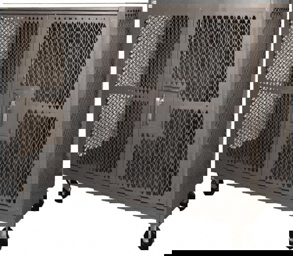 Steel Mesh Security Truck: 2,000 lb Capacity